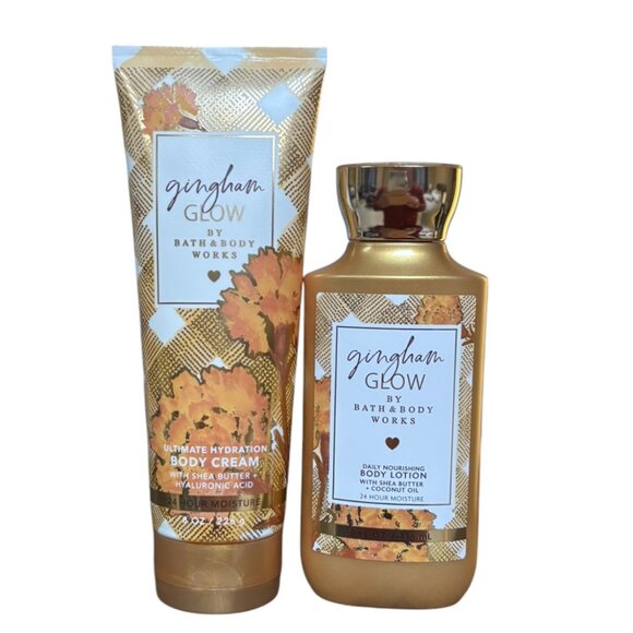 Bath & Body Works GINGHAM GLOW 2 pcs Bundle - Body cream & Body Lotion - Picture 2 of 3